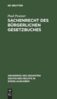 Image for Sachenrecht Des Burgerlichen Gesetzbuches