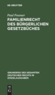 Image for Familienrecht Des Burgerlichen Gesetzbuches