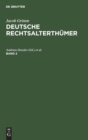 Image for Jacob Grimm: Deutsche Rechtsalterthumer. Band 2