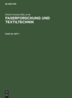 Image for Faserforschung Und Textiltechnik. Band 26, Heft 1