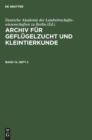 Image for Archiv Fur Geflugelzucht Und Kleintierkunde. Band 14, Heft 2