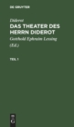 Image for Diderot: Das Theater Des Herrn Diderot. Teil 1