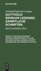 Image for Gotthold Ephraim Lessings Briefwechsel Mit Karl Wilhelm Ramler, Johann Joachim Eschenburg Und Friedrich Nicolai