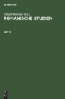 Image for Romanische Studien. Heft 18