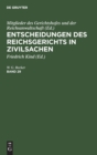 Image for Entscheidungen Des Reichsgerichts in Zivilsachen. Band 29