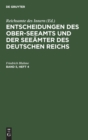 Image for Entscheidungen Des Ober-Seeamts Und Der See?mter Des Deutschen Reichs. Band 5, Heft 4