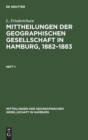 Image for Mittheilungen Der Geographischen Gesellschaft in Hamburg, 1882-1883