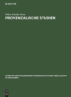 Image for Provenzalische Studien