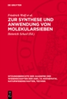 Image for Zur Synthese und Anwendung von Molekularsieben