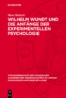 Image for Wilhelm Wundt und die Anfange der experimentellen Psychologie