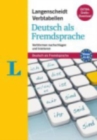 Image for Langenscheidt grammars and study-aids : Langenscheidt Verbtabellen Deutsch als Fr