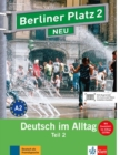 Image for Berliner Platz NEU in Teilbanden : Lehr- und Arbeitsbuch 2 Teil 2 mit Audio-CD
