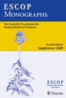 Image for ESCOP Monographs. Second Edition Supplement 2009