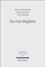Image for Die Funf Megilloth : Ruth, Das Hohelied, Esther, Der Prediger, Die Klagelieder