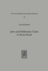 Image for Jews and Hellenistic Cities in Eretz-Israel