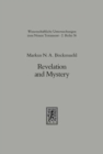 Image for Revelation and Mystery in Ancient Judaism and Pauline Christianity