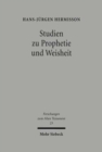 Image for Studien zur Prophetie und Weisheit