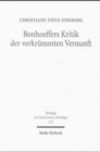 Image for Bonhoeffers Kritik der verkrummten Vernunft : Eine erkenntnistheoretische Untersuchung