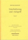 Image for Unterhaltsrang und -ruckgriff I/II