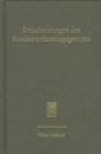 Image for Entscheidungen des Bundesverfassungsgerichts (BVerfGE) : Band 101