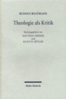 Image for Theologie als Kritik