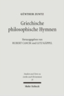 Image for Griechische philosophische Hymnen
