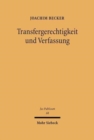 Image for Transfergerechtigkeit und Verfassung