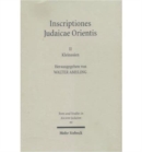 Image for Inscriptiones Judaicae Orientis : Band II: Kleinasien