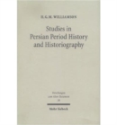Image for Studies in Persian Period History and Historiography