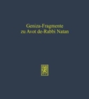 Image for Geniza-Fragmente zu Avot de-Rabbi Natan