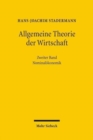 Image for Allgemeine Theorie der Wirtschaft