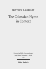 Image for The Colossian Hymn in Context