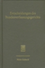 Image for Entscheidungen des Bundesverfassungsgerichts (BVerfGE)