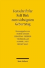 Image for Festschrift fur Rolf Birk zum siebzigsten Geburtstag