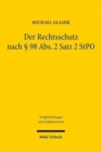 Image for Der Rechtsschutz nach  98 Abs. 2 Satz 2 StPO