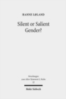 Image for Silent or Salient Gender?