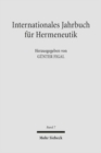 Image for Internationales Jahrbuch fur Hermeneutik : Schwerpunkte: Hermeneutik der Geschichte / Hermeneutik der Kunst