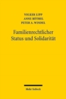 Image for Familienrechtlicher Status und Solidaritat