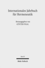 Image for Internationales Jahrbuch fur Hermeneutik