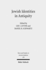 Image for Jewish Identities in Antiquity