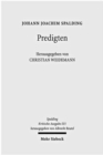 Image for Kritische Ausgabe : 2. Abteilung: Predigten. Band 1: Predigten (1765, 1768, 1775)