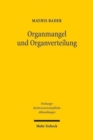 Image for Organmangel und Organverteilung