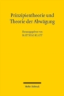 Image for Prinzipientheorie und Theorie der Abwagung