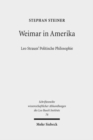 Image for Weimar in Amerika
