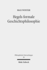 Image for Hegels formale Geschichtsphilosophie