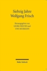 Image for Siebzig Jahre Wolfgang Frisch
