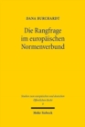 Image for Die Rangfrage im europaischen Normenverbund