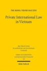 Image for Private International Law in Vietnam