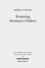 Image for Renaming Abraham&#39;s Children