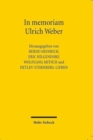 Image for In memoriam Ulrich Weber